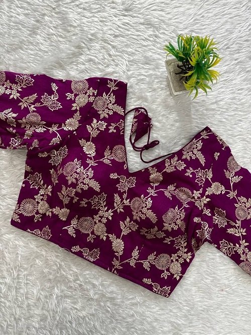 Banarasi Silk-Brocade-Blouse