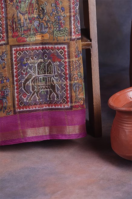 rangini-chandrika-magenta-kalamkari-saree-4