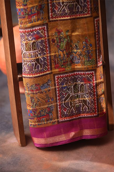 rangini-chandrika-magenta-kalamkari-saree-2