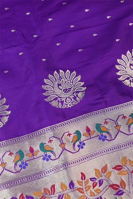 raatri-pankh-purple-paithani-saree