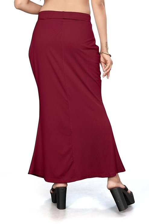 maroon-saree-shapewear