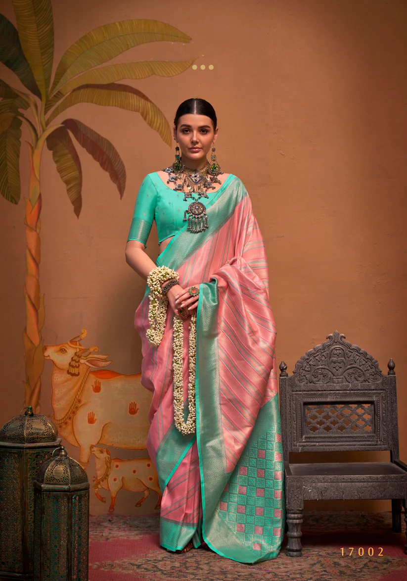 handloom-woven-silk-sarees-pink-and-blue