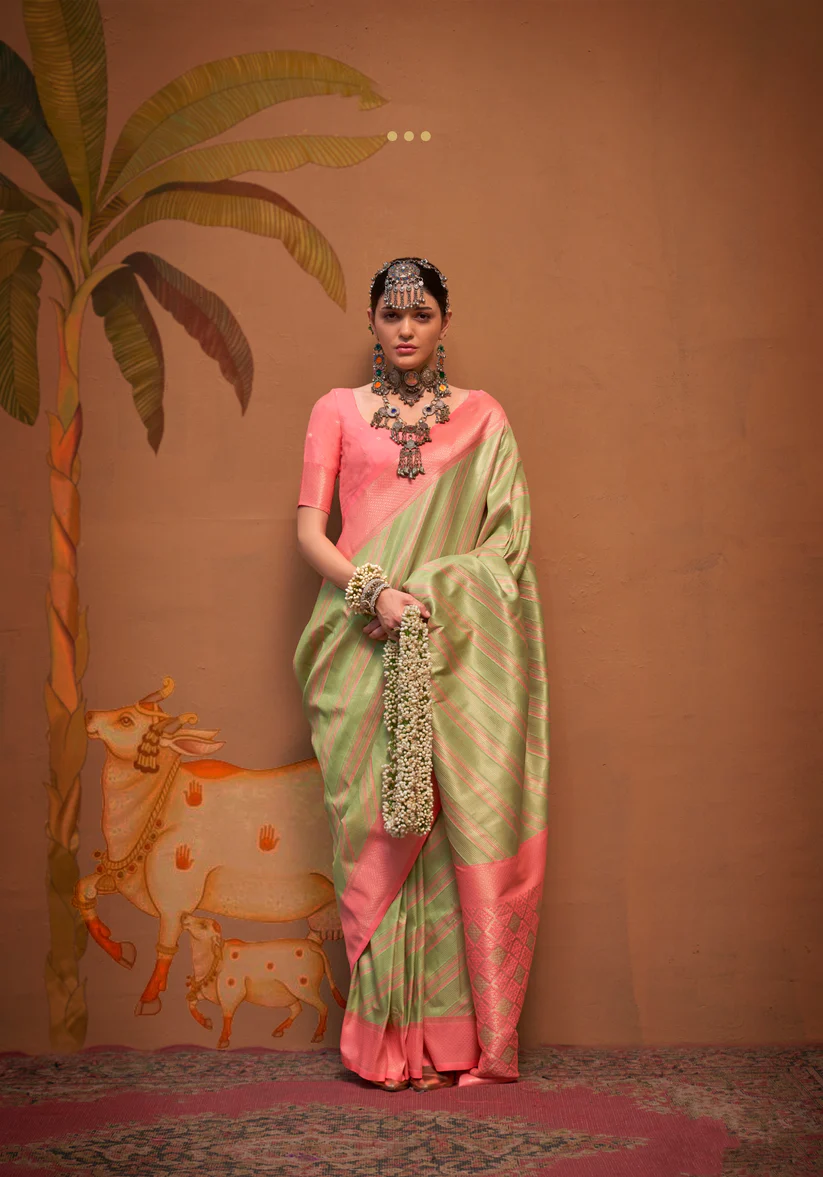 handloom-woven-silk-sarees-green-and-pink