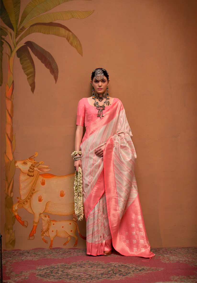 white-and-pink-handloom-woven-saree